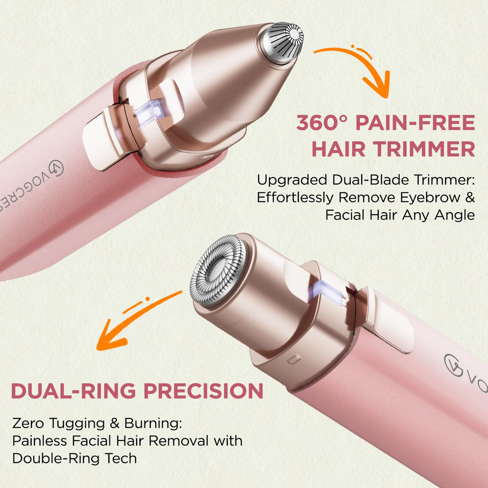 VG VOGCREST built-in LED light for precise grooming in dim lighting