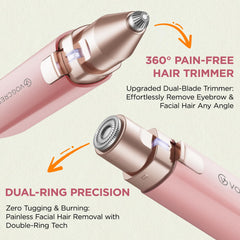 VG VOGCREST built-in LED light for precise grooming in dim lighting