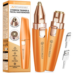 VG VOGCREST Eyebrow Facial Trimmer compact-travel for easy daily grooming at home.