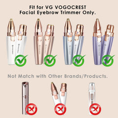VG VOGCREST durable stainless steel heads promise long-lasting sharpness during regular use.