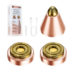 VG VOGCREST replacement heads for eyebrow trimmer in packaging highlighting OEM quality for reliable grooming.