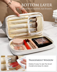 Vogewood travel toiletry bag with compact dimensions for travel