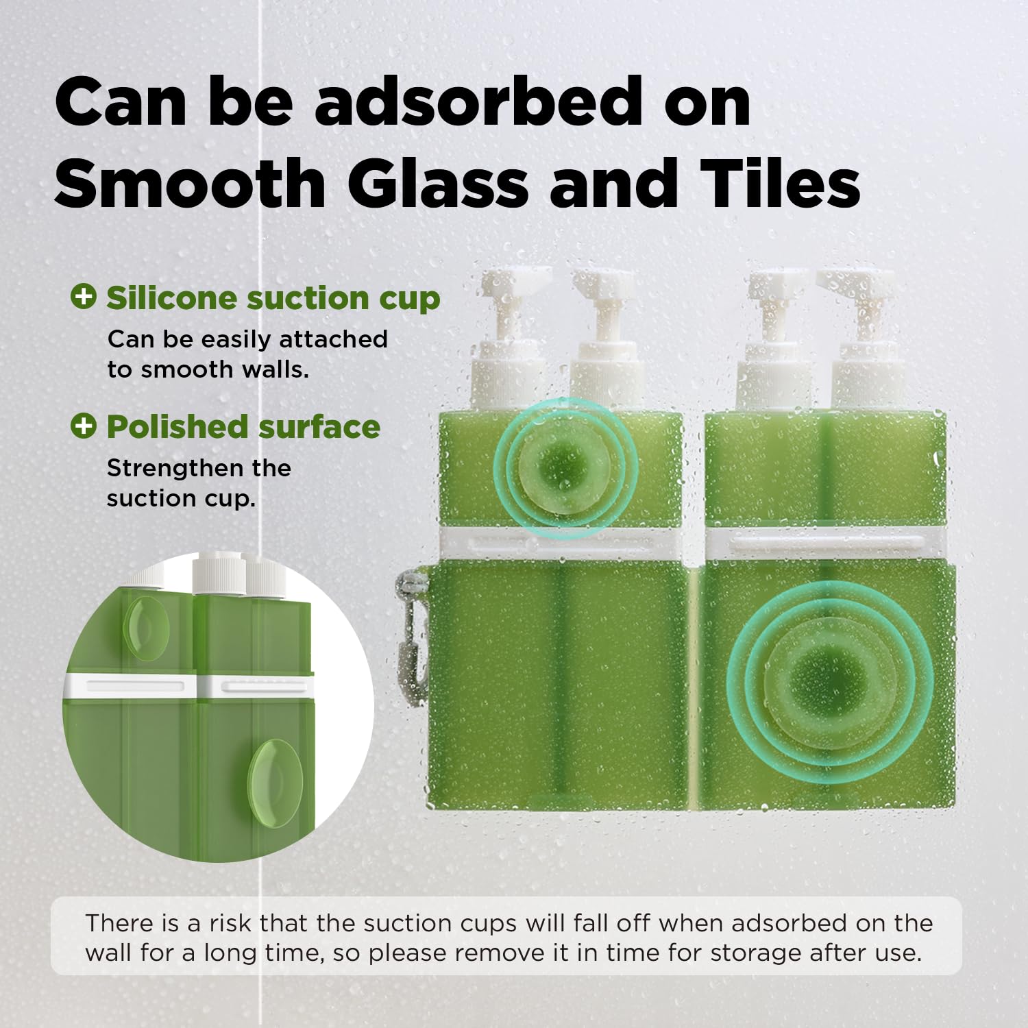 VOGOGE 55ml pump bottles for easy refill and TSA compatibility