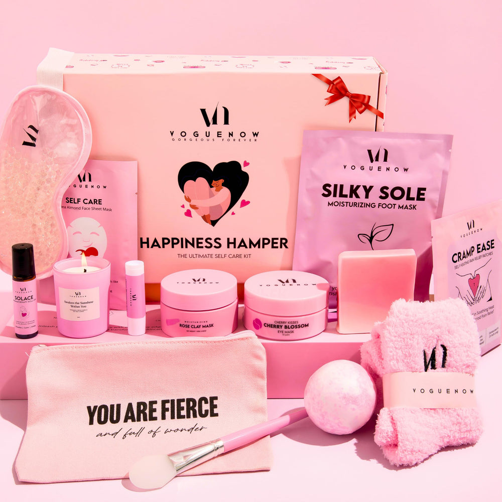 VogueNow spa gifts box opened invites a calming self-care moment