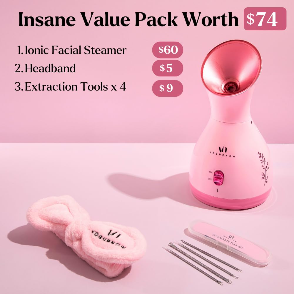 VogueNow spa-kit-headband accessory keeps hair away during skincare routine.
