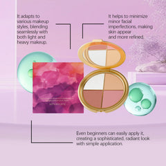 VOGUZY Blush petal soft pink provides natural color and warmth.