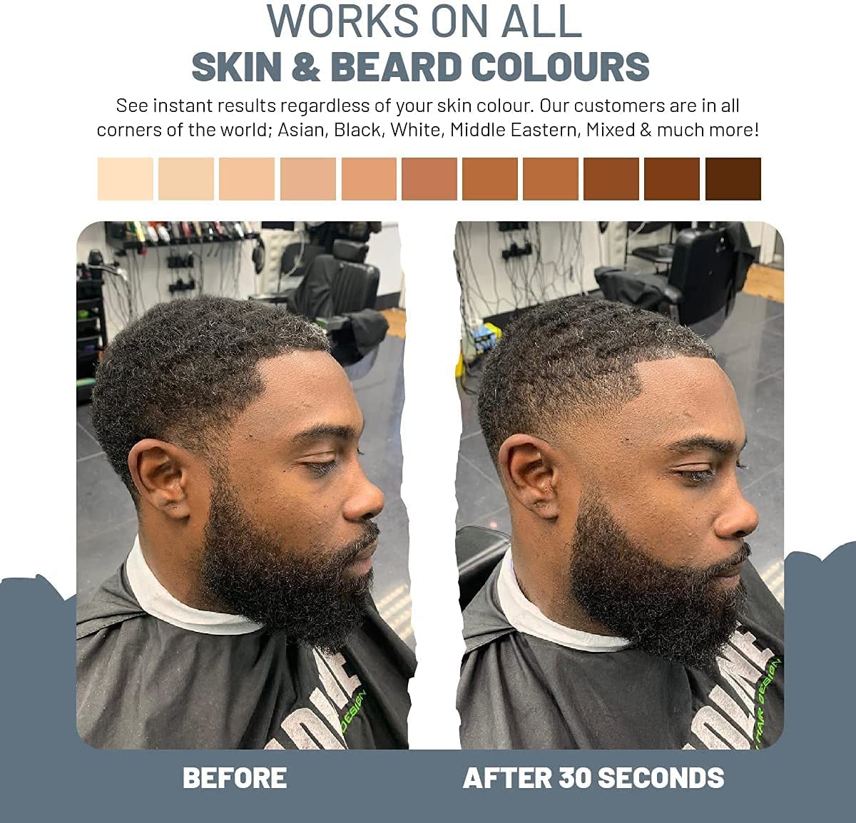 VOID Homme Beard Filler skin-friendly formula provides undetectable coverage.
