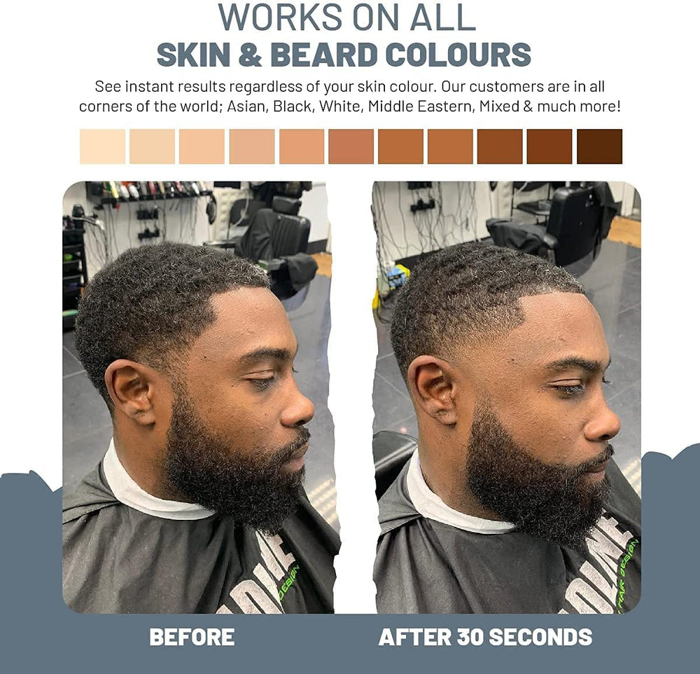 VOID Homme Beard Filler skin-friendly formula provides undetectable coverage.