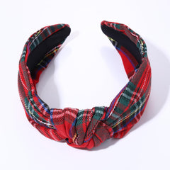Vokone headband with Santa costume paired for playful Christmas outfits.
