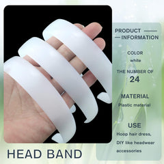 VOKOY no-teeth design headbands ideal for easy DIY embellishments and crafts
