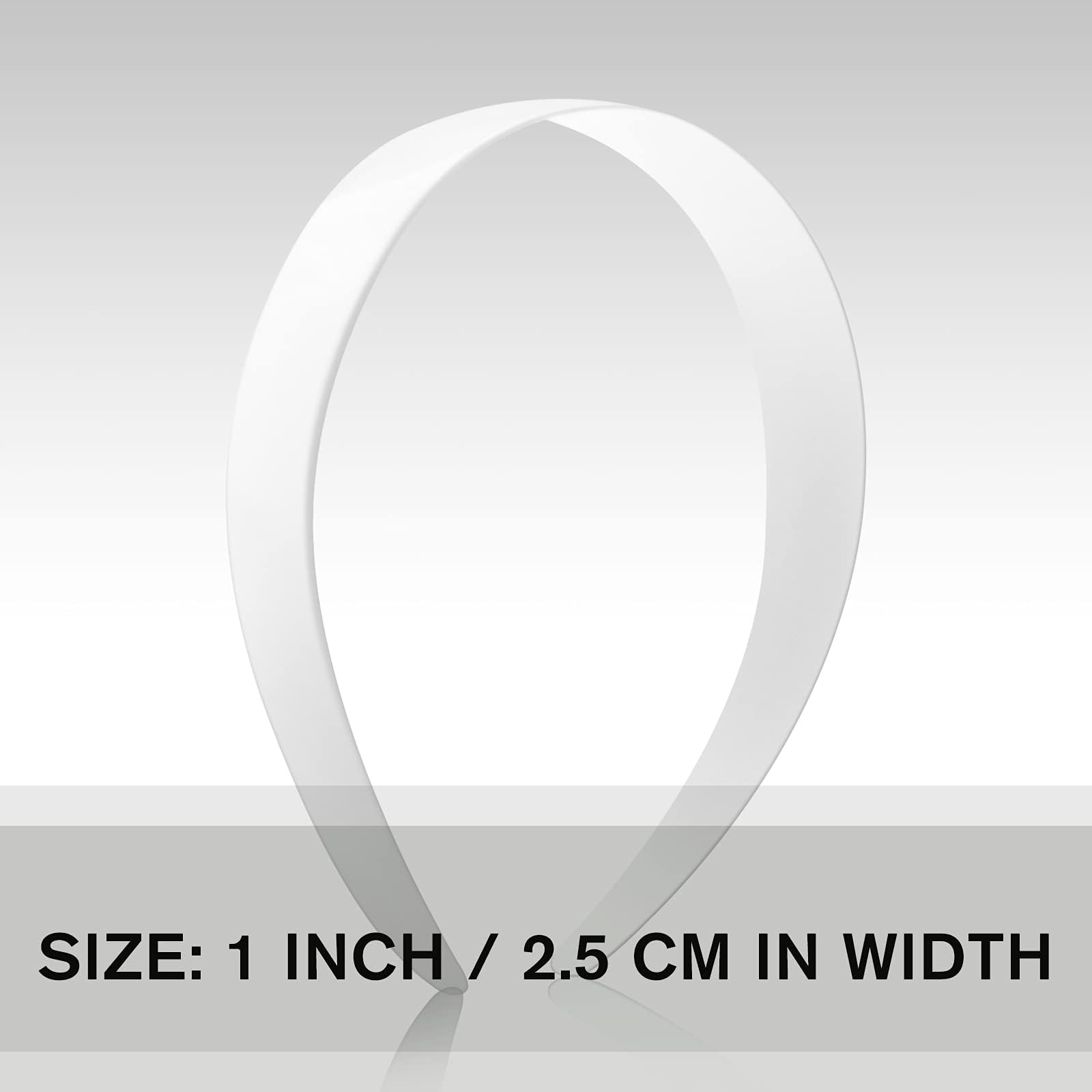 VOKOY smooth-edge white headbands designed to prevent ear irritation during long use
