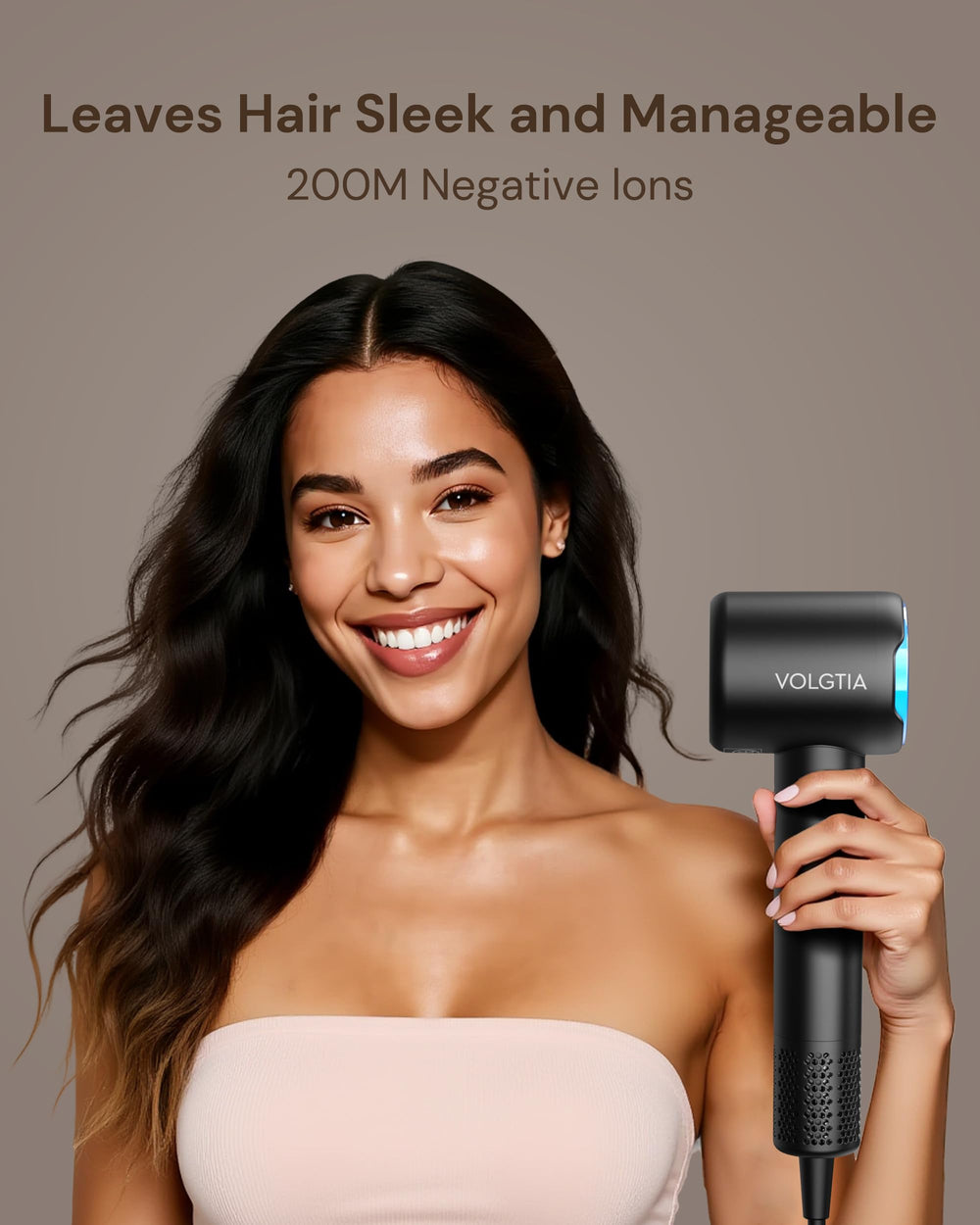 Volgtia magnetic concentrator enables precise styling and smooth results