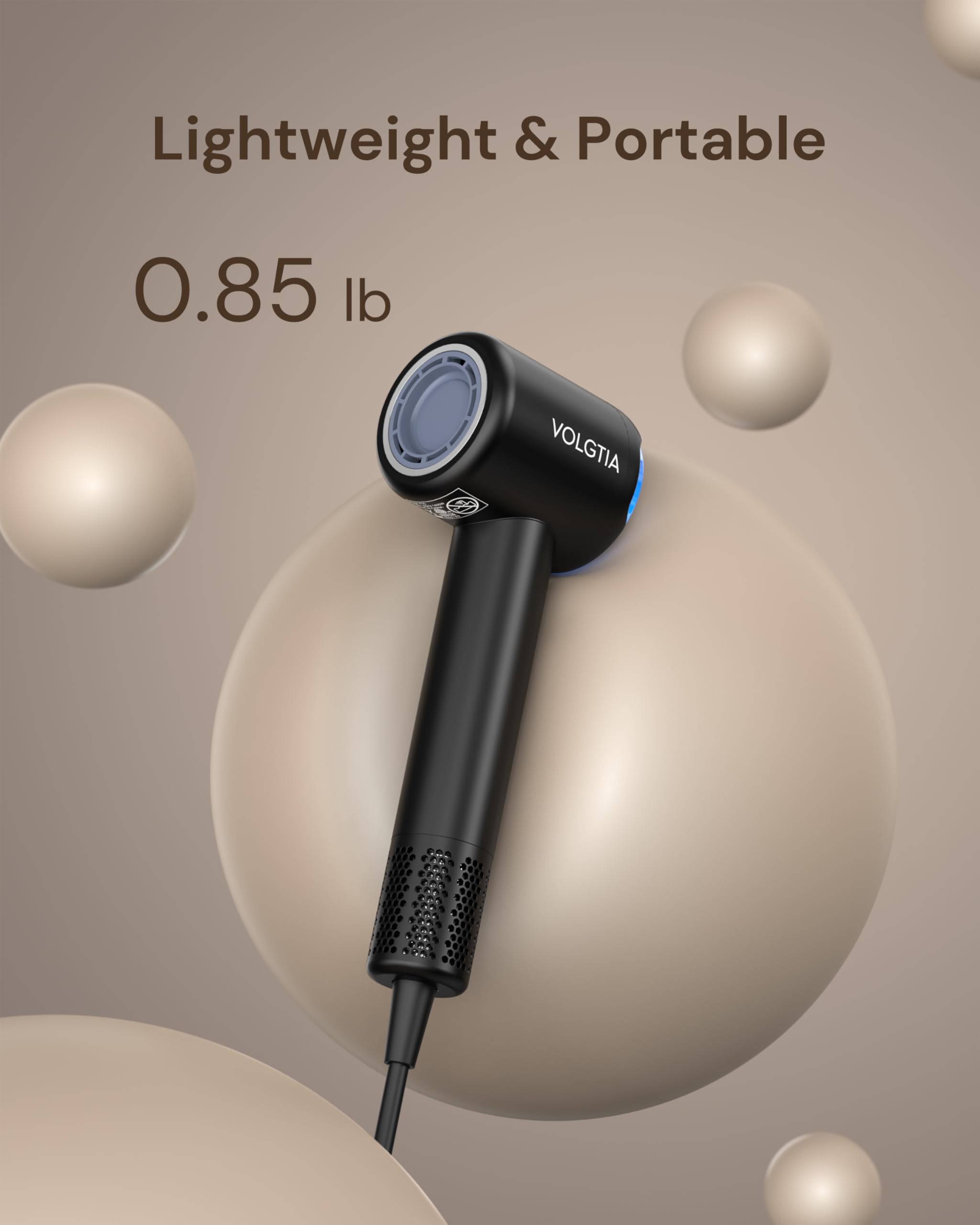 Volgtia 65 dB operation with noise reduction keeps mornings calm