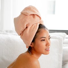 VOLO Spa Headband Luna Gray absorbs moisture for skincare routines