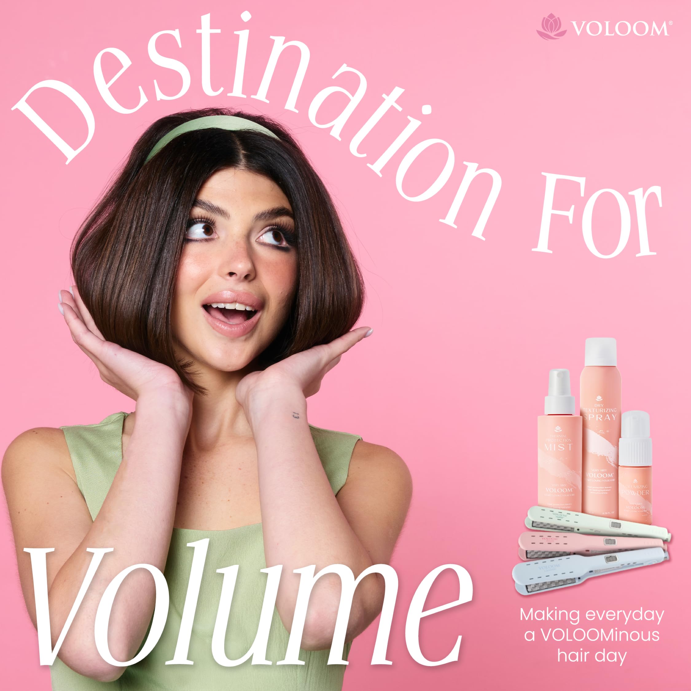 VOLOOM Classic results after styling show lasting volume