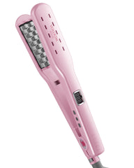 VOLOOM Petite 1-inch ceramic flat iron top view for portable root lift