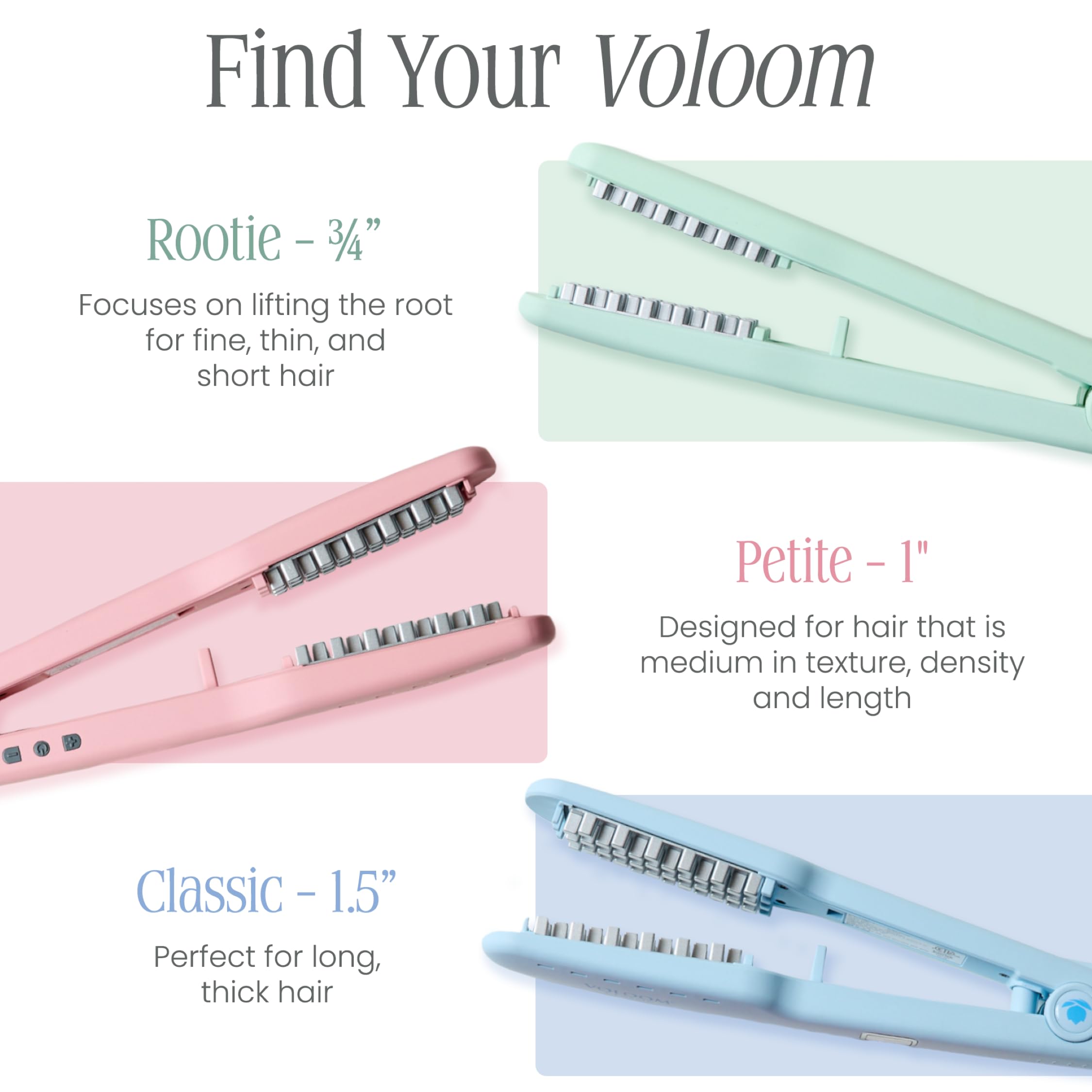 VOLOOM Petite heat-resistant case with accessories for organized storage