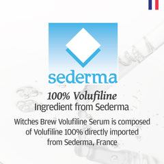 Volufiline 12ml bottle closeup highlighting pure concentrate for premium serums