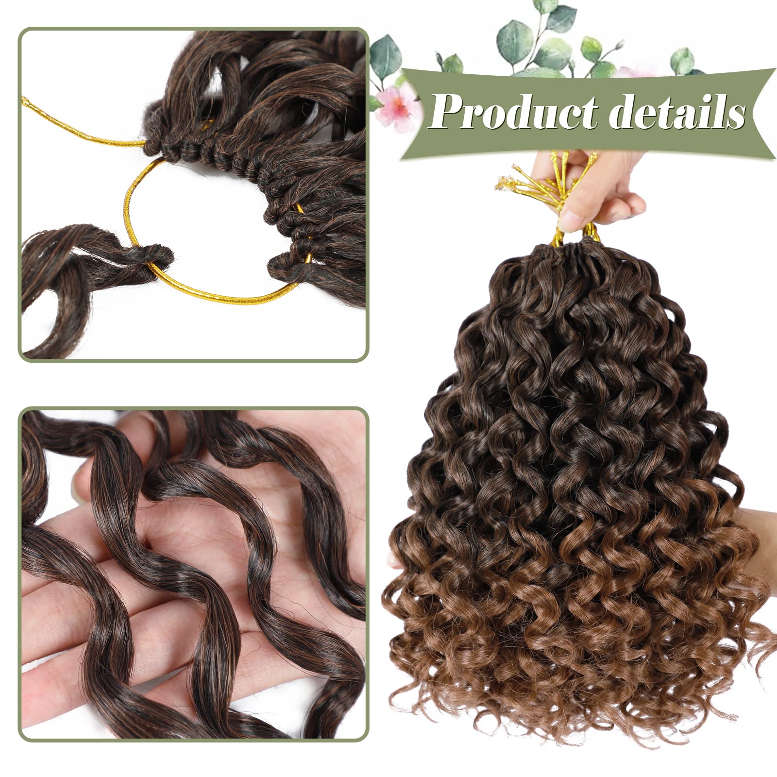 Vomella GoGo Curl includes crochet needle and rings for quick install
