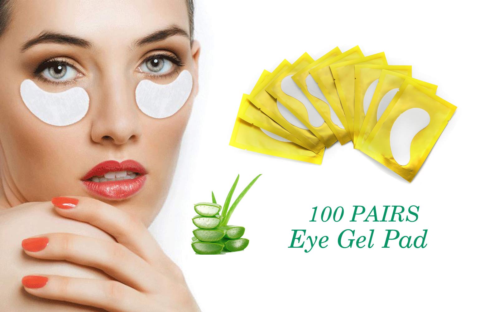 Voncasen under-eye pads for eyelash perming and tinting help keep treatment clean