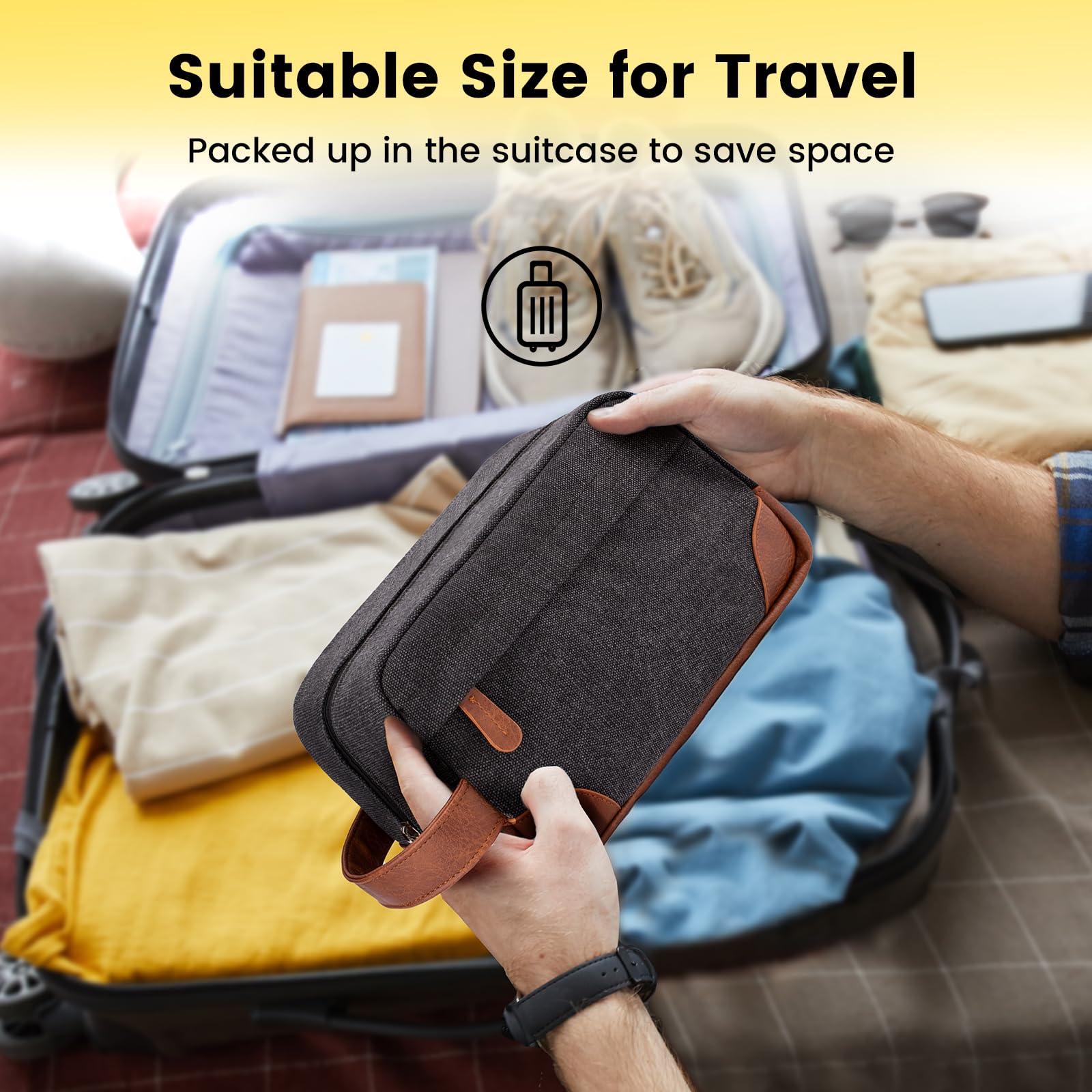 Vorspack durable travel bag stand helps keep items organized at home or on trips.