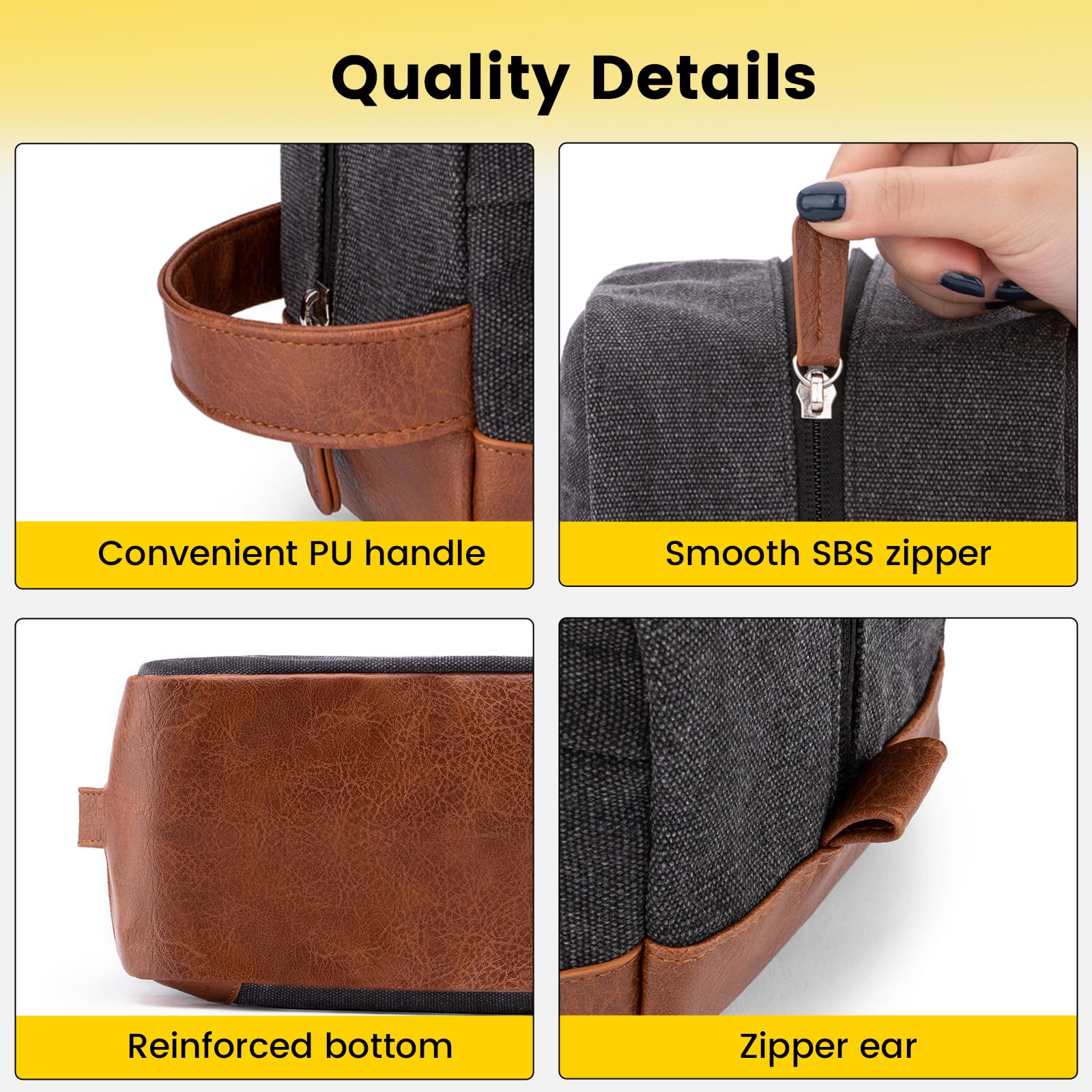Vorspack front pocket detail offers quick access to small items.
