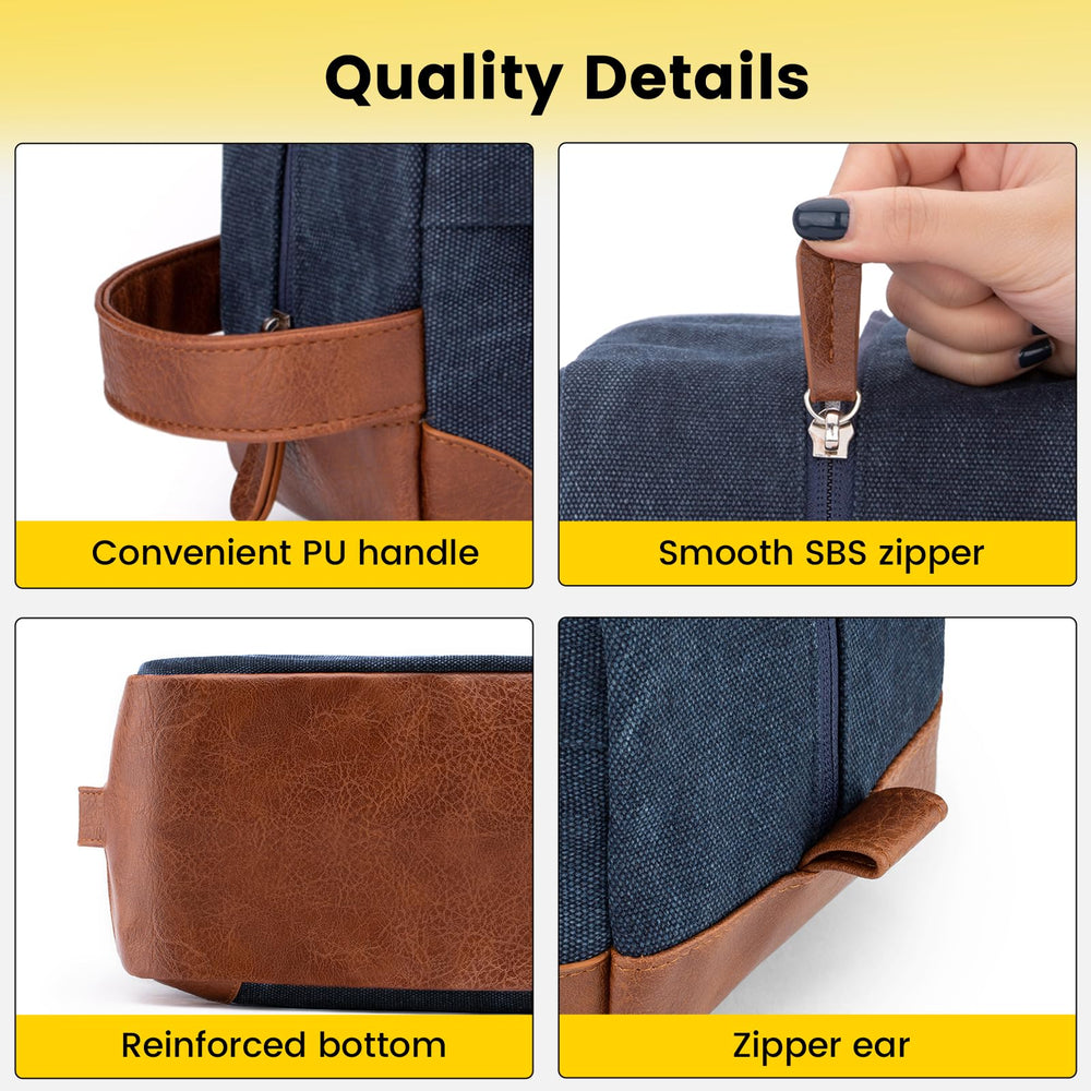 Vorspack leather handle and reinforced bottom, sturdy handling on the go