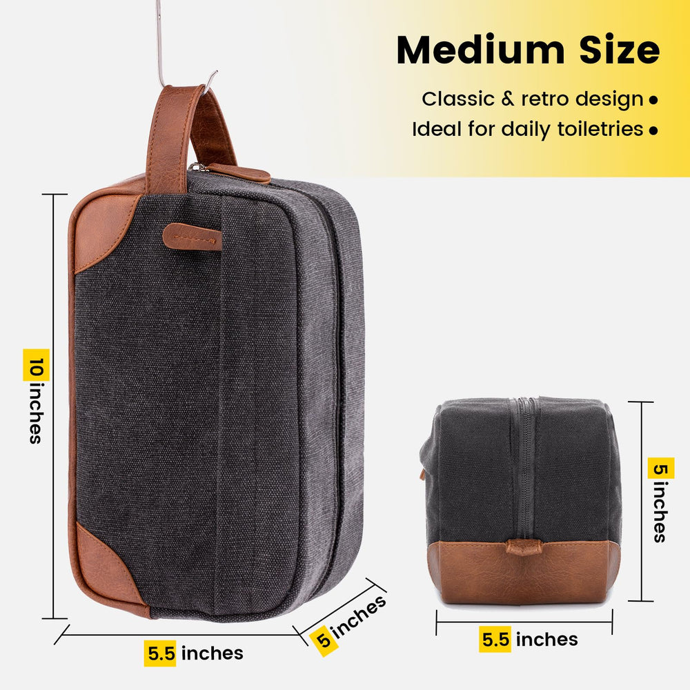 Vorspack interior organization shows multiple pockets for tidy toiletries.