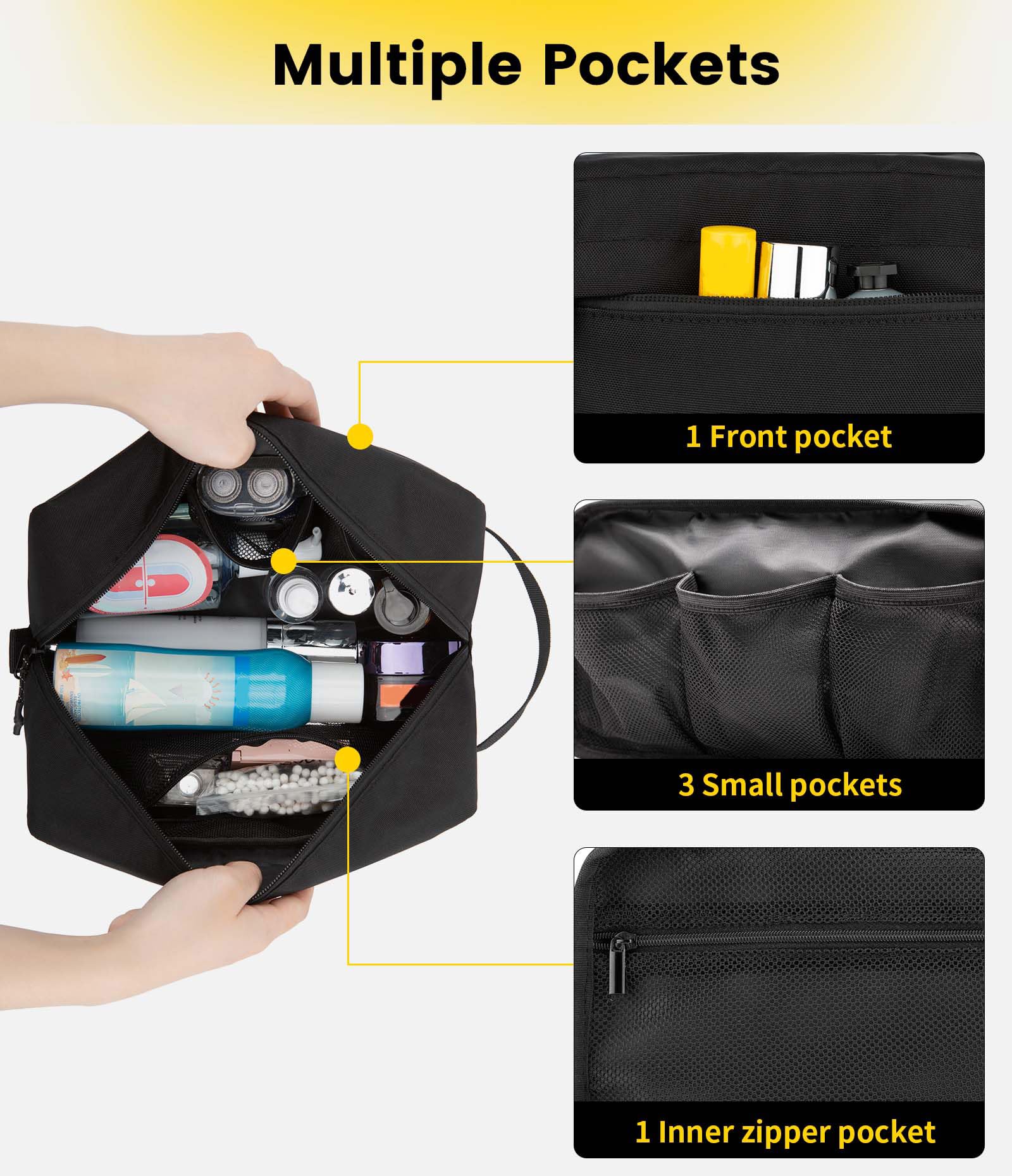 Vorspack front pocket offers quick access to essentials during travel