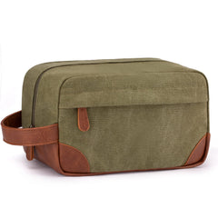 Vorspack Travel Toiletry Bag front view with organized compartments for quick access
