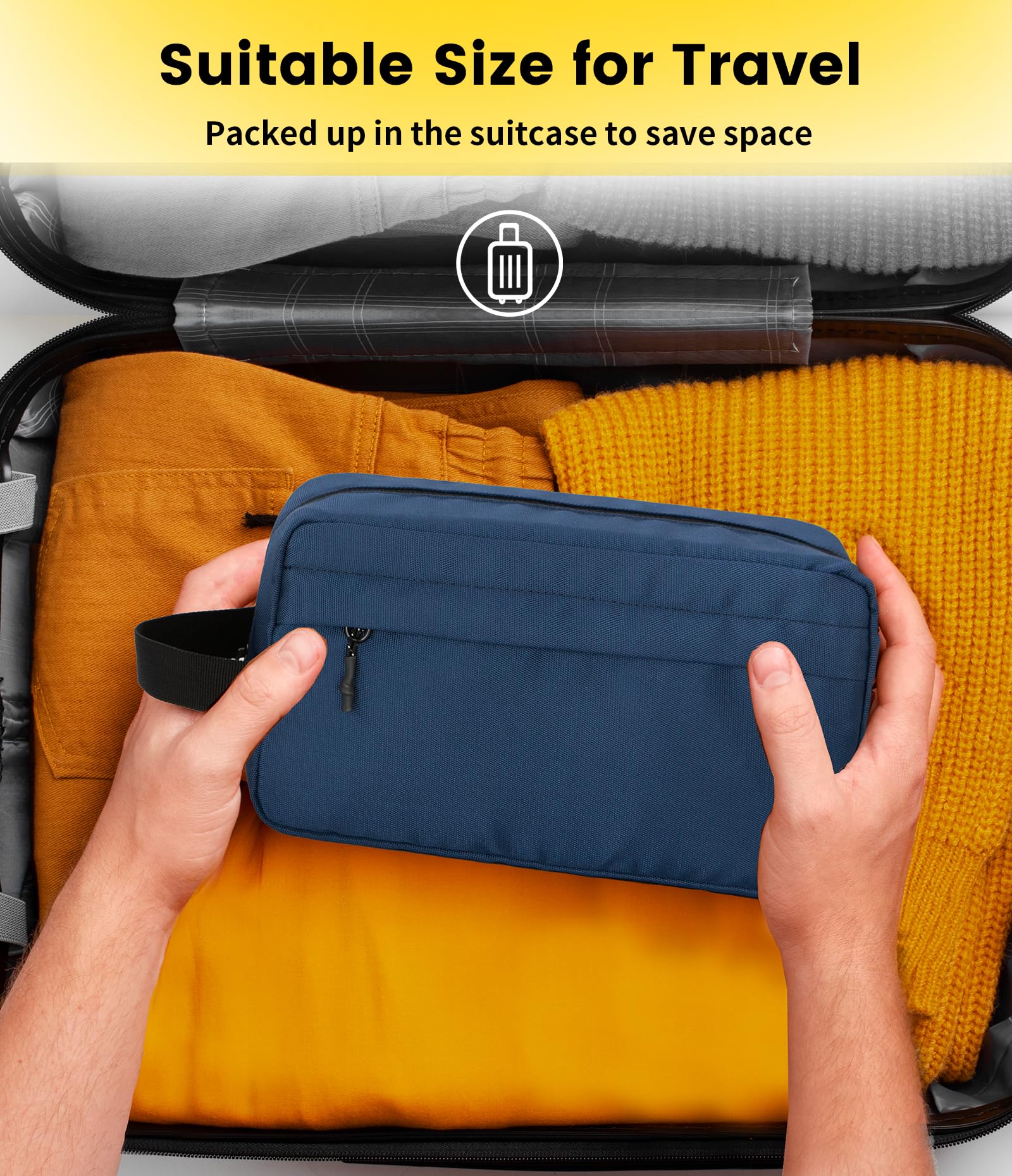 Vorspack quality-material navy reinforces durability and odor-free storage.