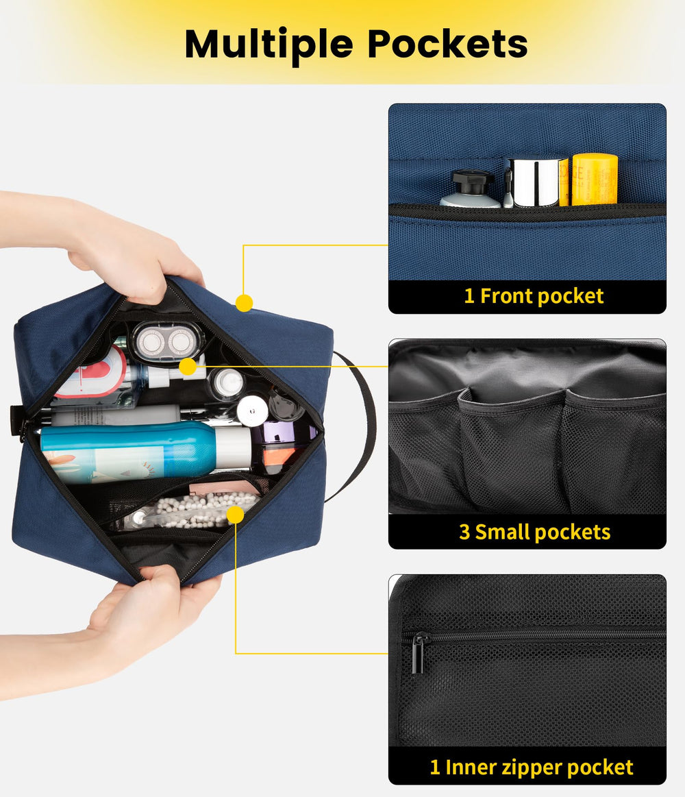 Vorspack navy side-view bag demonstrates sturdy material protecting belongings during travel.