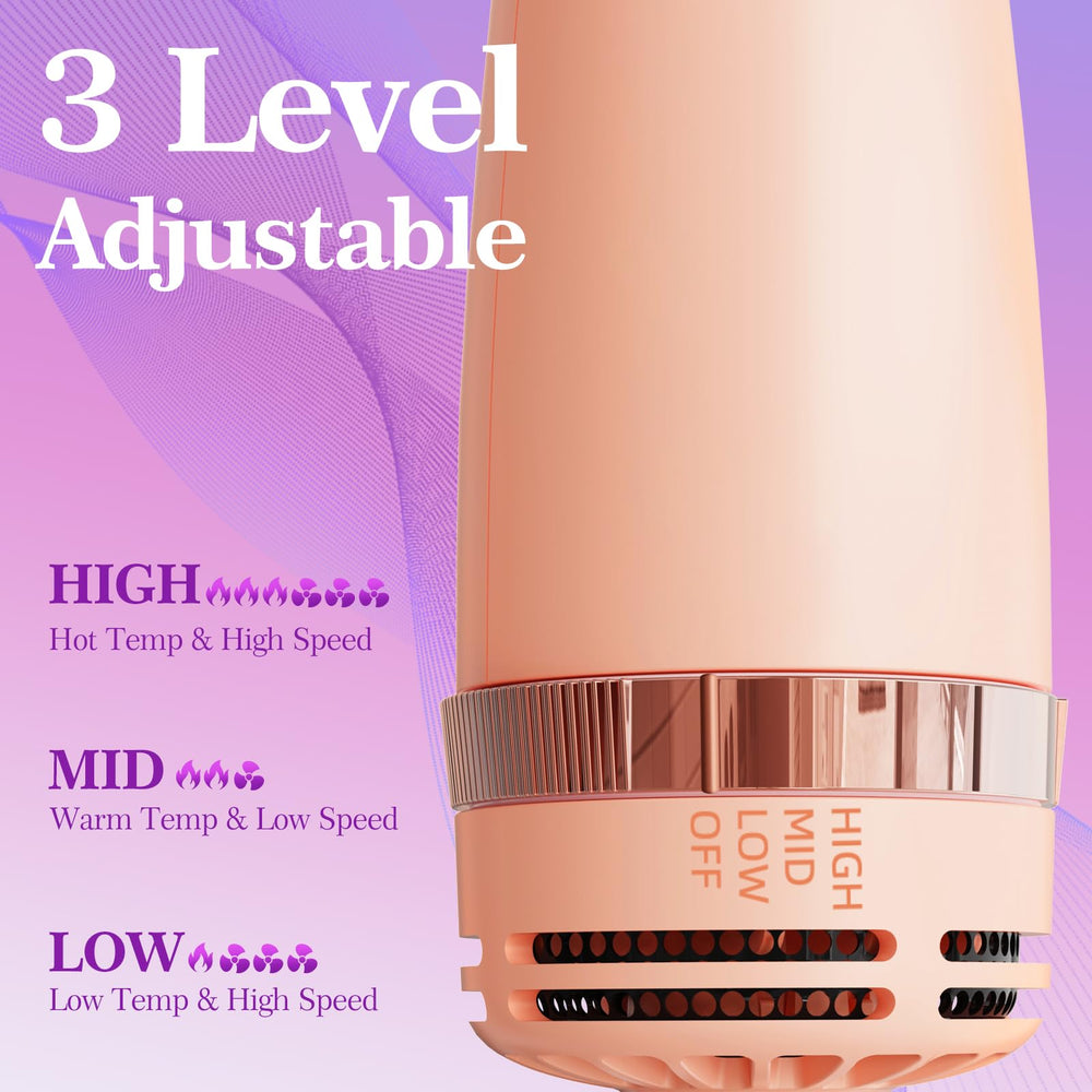 Voseki ceramic coating and negative ions reduce frizz for shiny results.