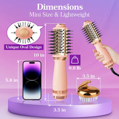Voseki hair brush heat settings help tailor styling for all hair types.