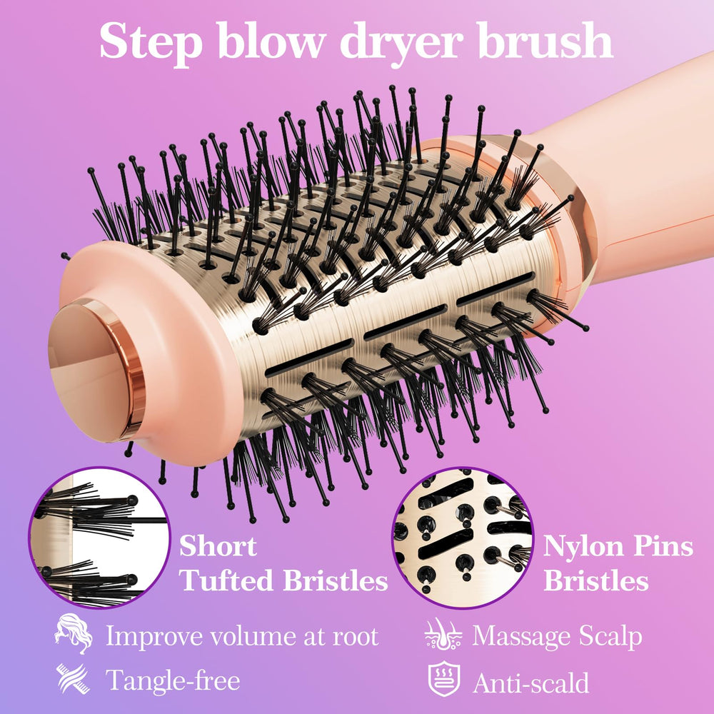 Voseki three heat settings protect fine hair during styling.