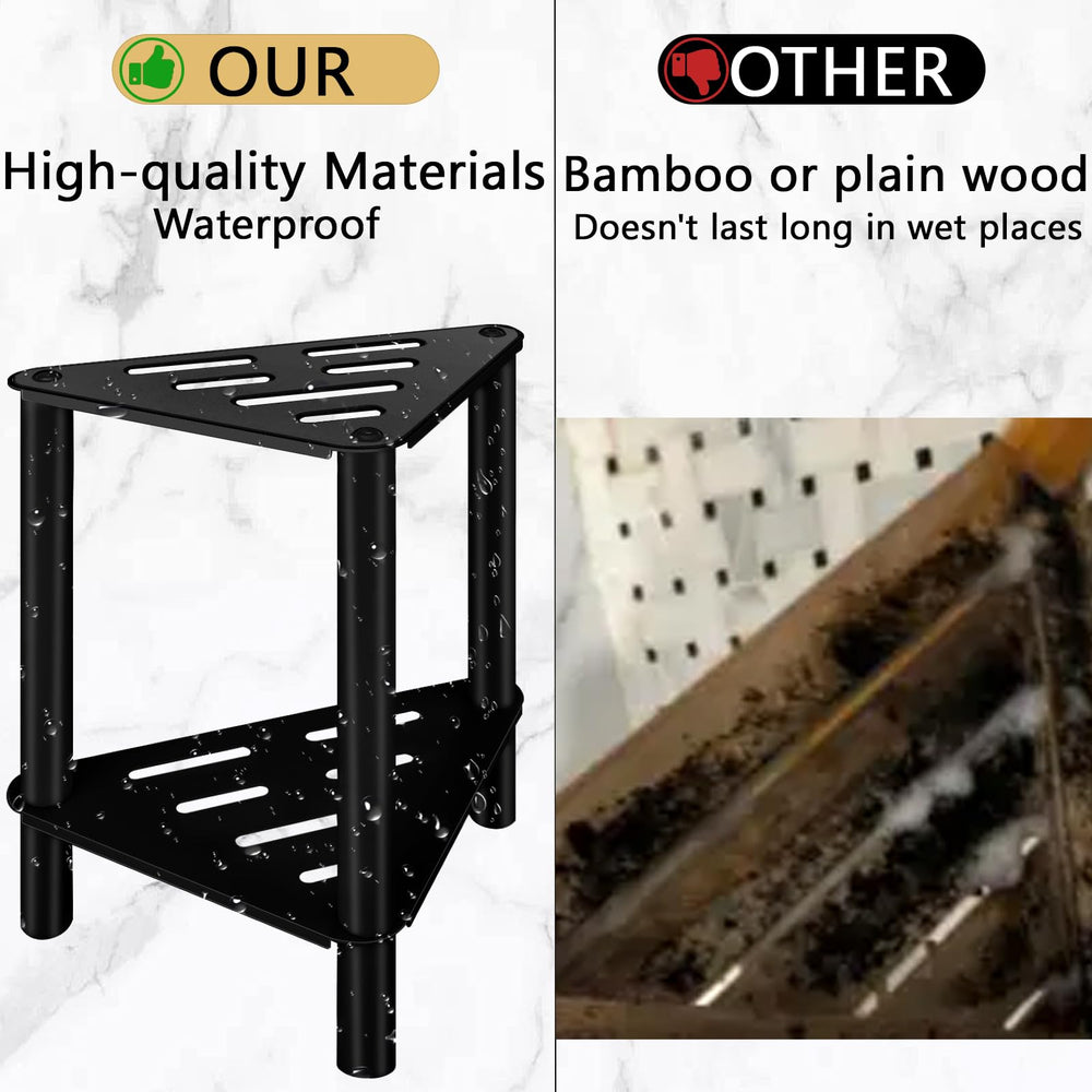 VOTZAAQ multi-use stool doubles as side table or plant stand.
