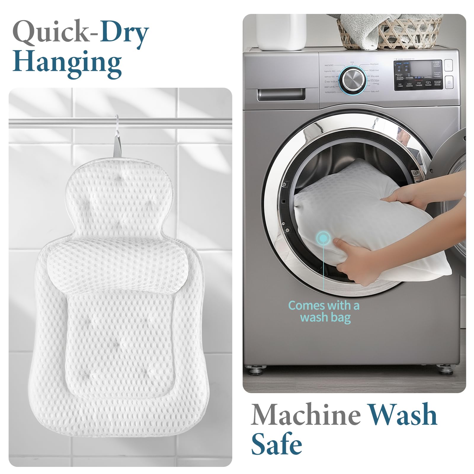 VOXOR pillow is machine washable and easy to store