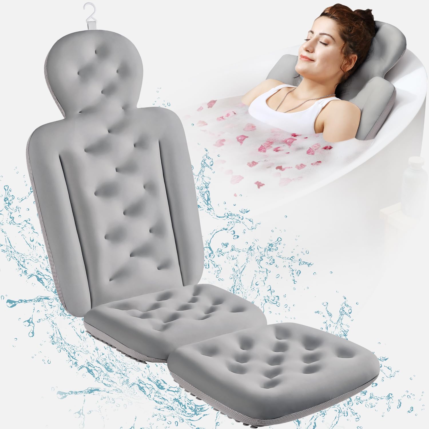 VOXOR logo on plush fabric emphasizes spa-grade material and easy-care design