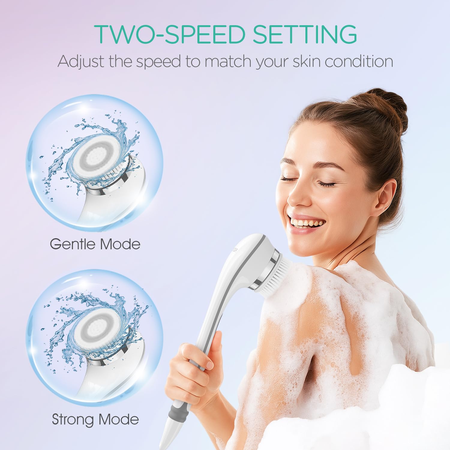 VOYOR BC100 attachments laid out for versatile exfoliation and cleaning.