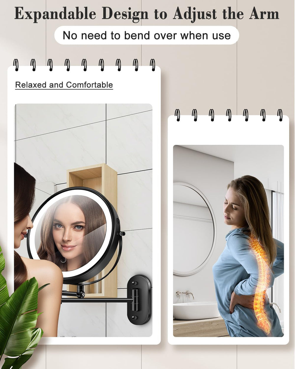 VPU touch dimming control for quick brightness adjustment.