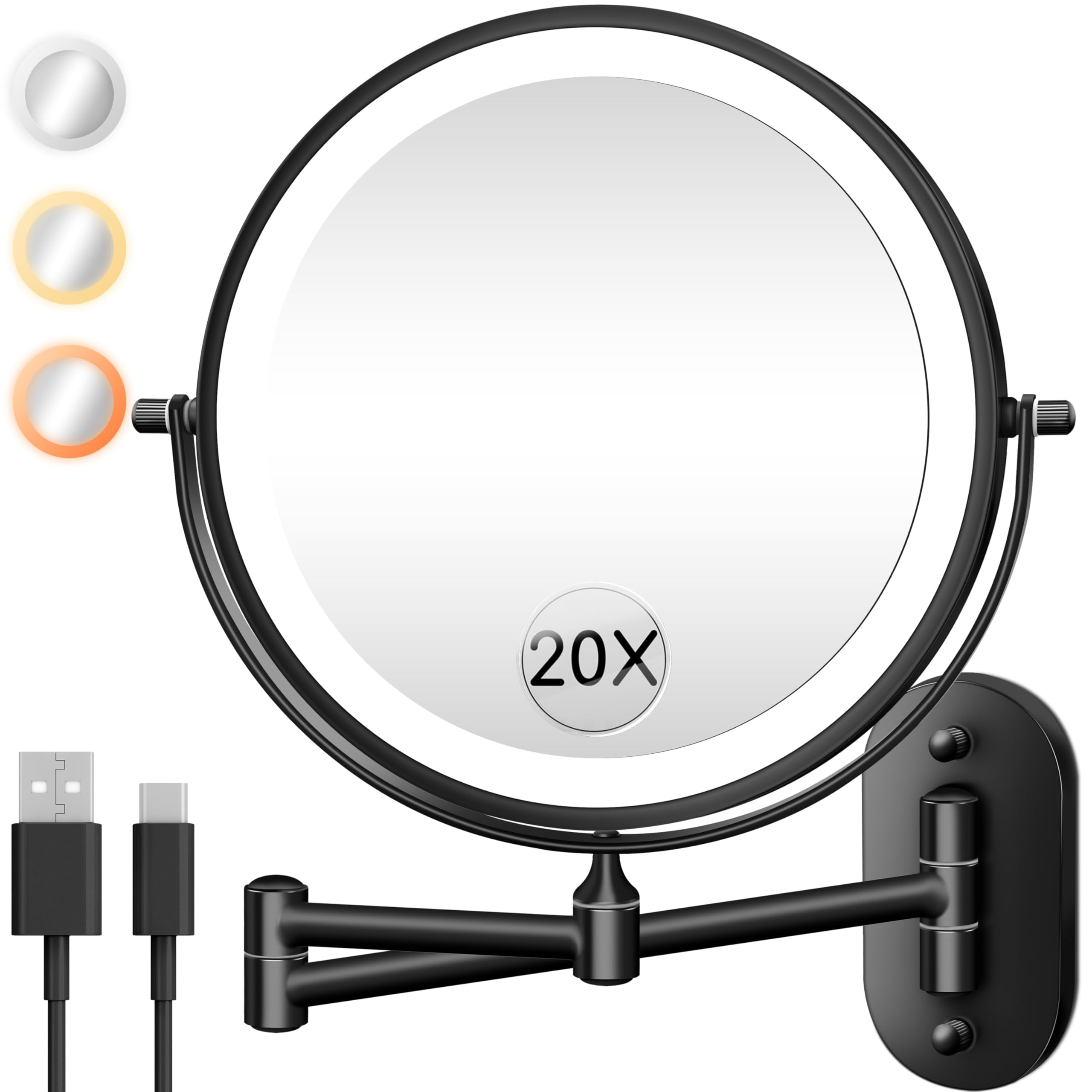 VPU makeup-mirror-8inch-double-sided for everyday makeup tasks
