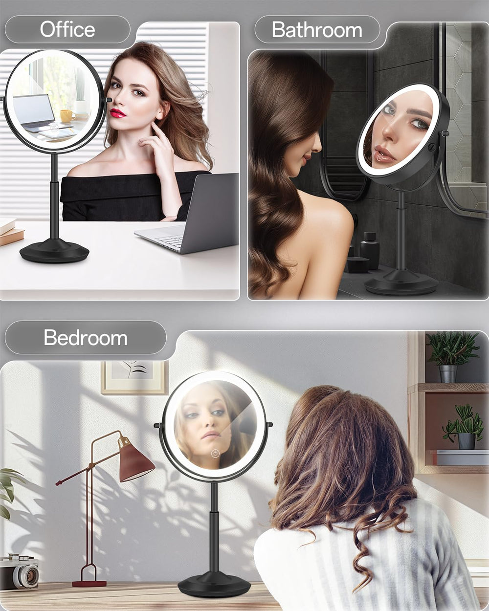 vpu makeup mirror ideal gift for friends or loved ones.