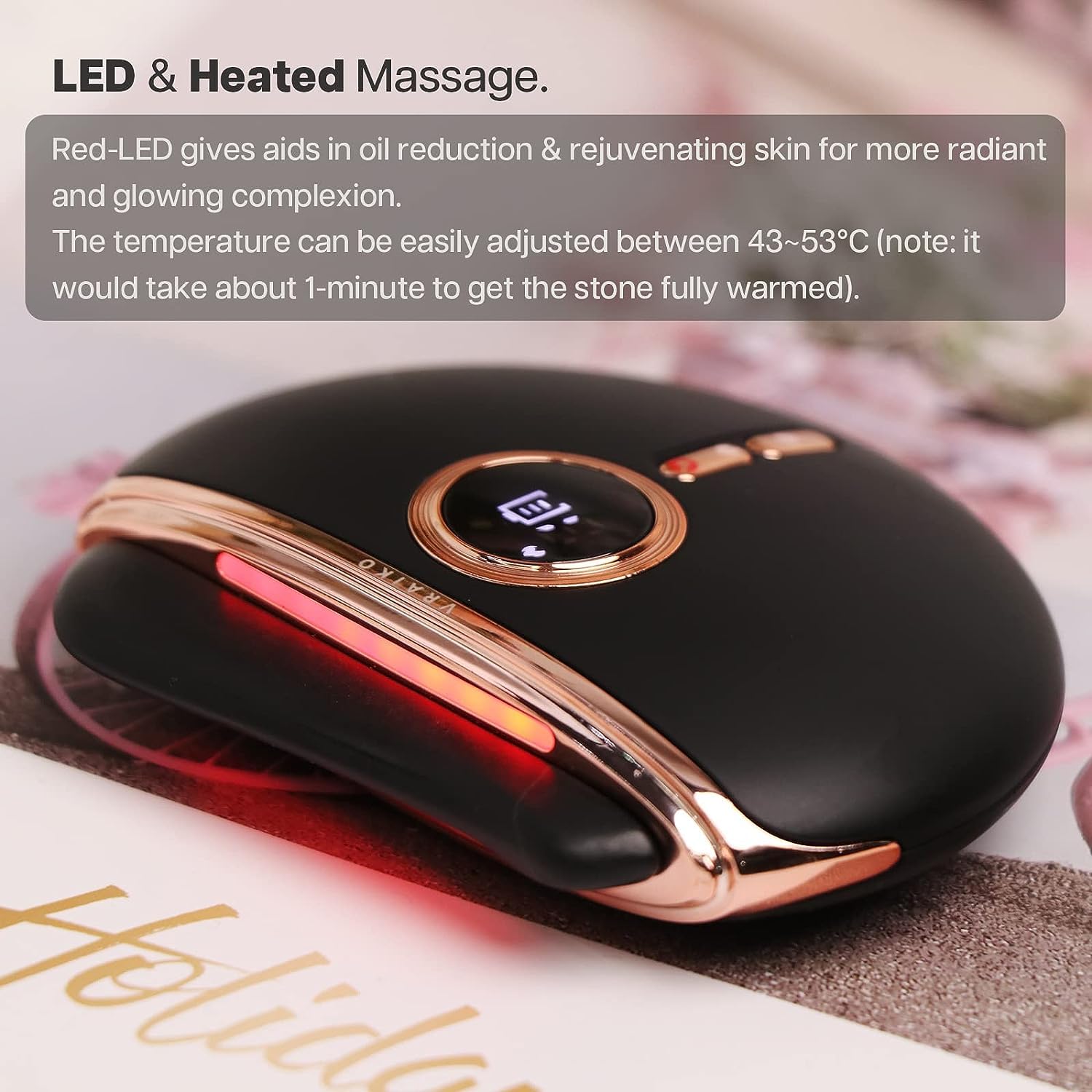 VRAIKO Eclipse heating levels demonstrate customizable warmth for comfort.