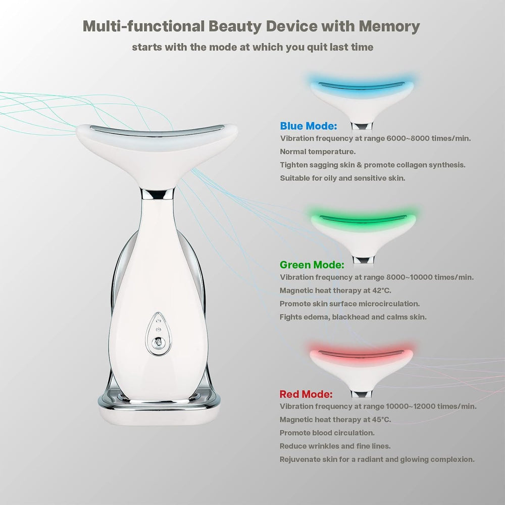 VRAIKO Lily massager demonstrates warm temperature to aid serum absorption