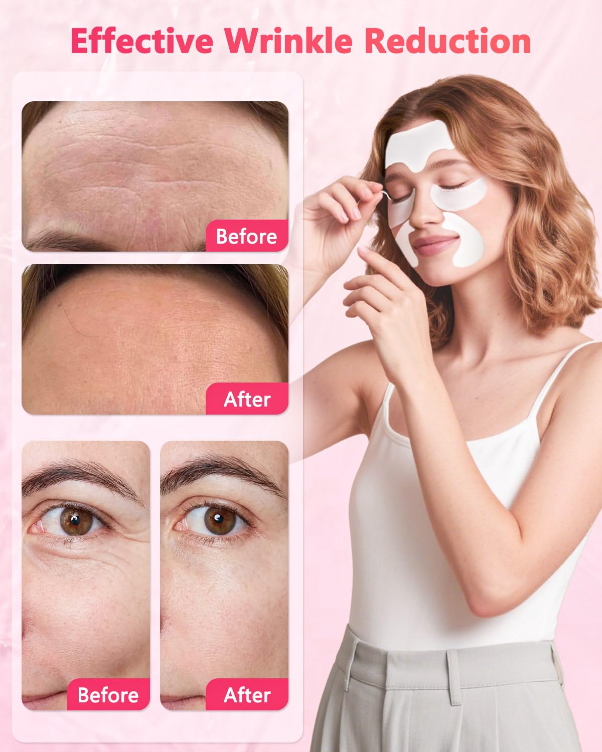 Vryioh collagen patch texture emphasizes elasticity-supporting benefits.