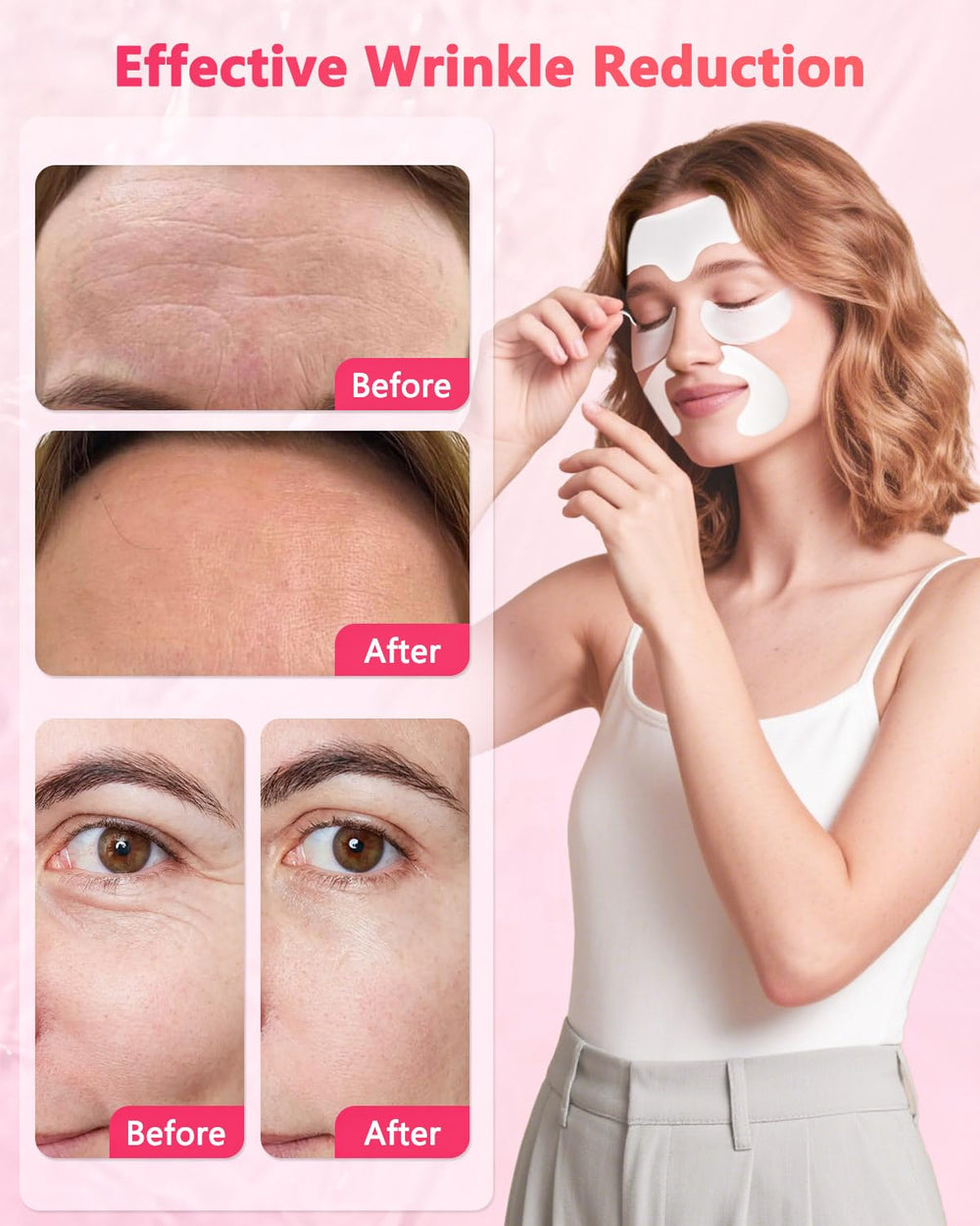 Vryioh collagen patch texture emphasizes elasticity-supporting benefits.