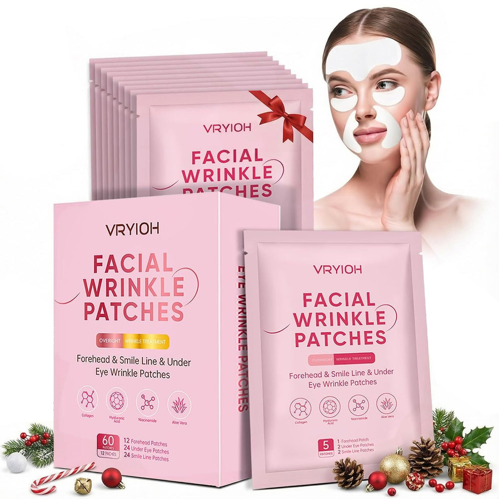 Vryioh forehead patches illustrate targeted hydration for smoother skin overnight.