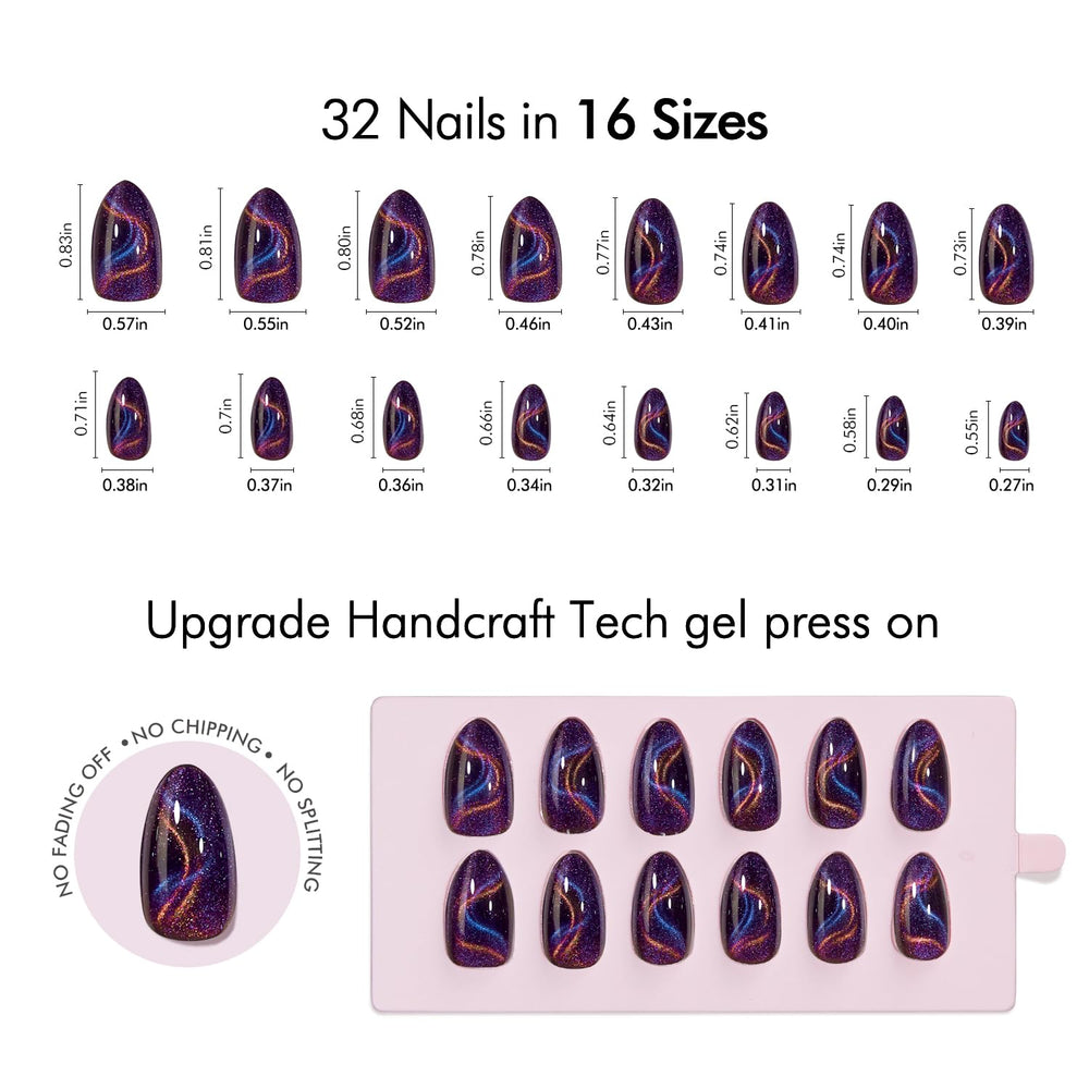 VSALON 32-piece set in 16 sizes for precise, comfortable fit