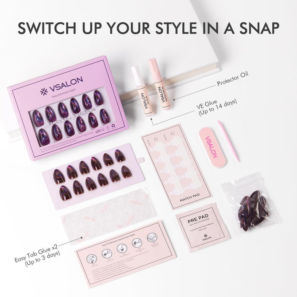 VSALON Quick-apply nails enable fast, polished manicure in minutes