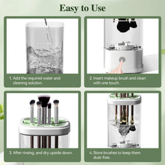 Vseomay multi-shape silicone cap accommodates varied brushes for efficient, versatile cleaning.